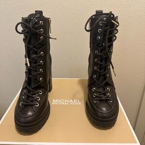 Michael Kors Military Style  Boots